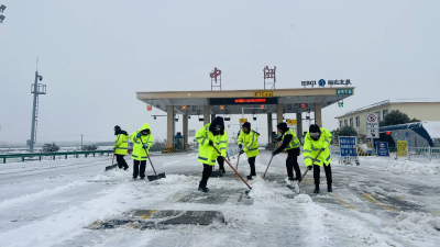 以雪为令，凌晨铲雪保道路通畅