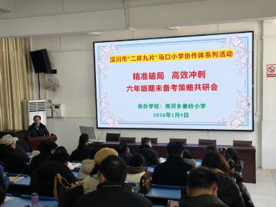 南河乡姜岭中心小学开展六年级期末师生素养展示研讨会