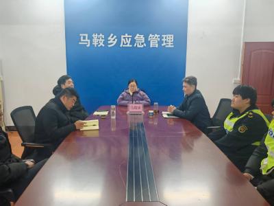 以雪为令守初心 深夜撒盐护民安 ——马鞍乡连夜开展道路融雪防滑作业