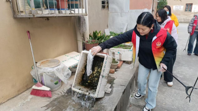 暖心！仙人位社区党员群众齐动手，消杀冬蚊护万家