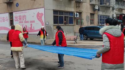 新春坚守护平安 网格员搬移铁皮瓦除隐患