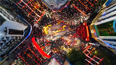【视频】汉川13条老街焕新 万人空巷迎新年