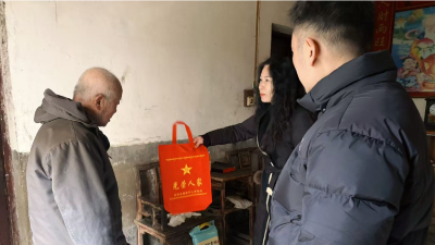 官备塘社区：岁寒情深暖意浓 走访慰问送关怀