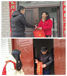 六合垸社区党委开展春节走访慰问活动