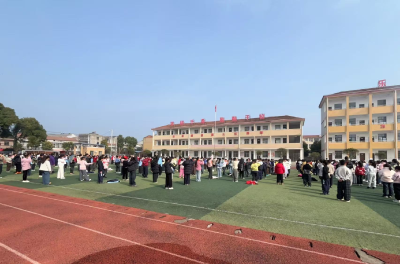 汉川市中洲小学举行春季开学典礼