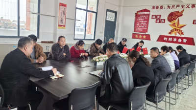 湾潭乡三汊中心小学召开校园膳食现场会