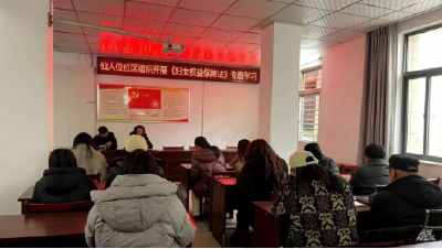 汉川：仙人位社区深入学习宣传《湖北省实施〈中华人民共和国妇女权益保障法〉办法》