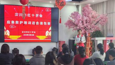汉川市红十字会送急救技能进合信包装