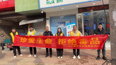 平安建设入民心！马口镇新正街社区“禁毒·反黑·防诈+暖心慰问”双管齐下 