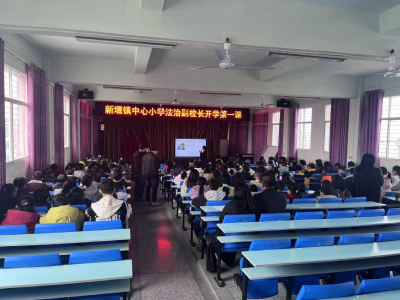 护苗成长守底线！新堰镇多部门联动织密青少年法治安全防护网