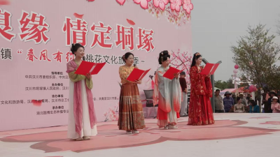 垌塚千亩桃花下，一场书香文艺盛宴温暖乡野