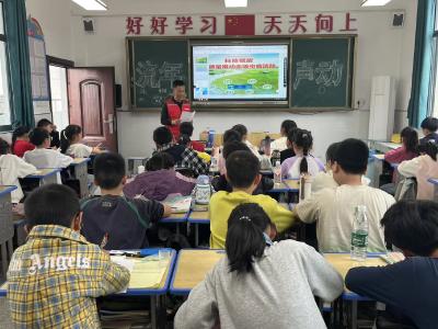 马口血防组进校园，教孩子们远离“疫水”