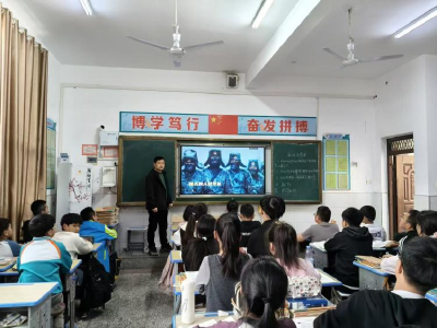 汉川经开区东风小学千名学子同上国家安全“思政大课”
