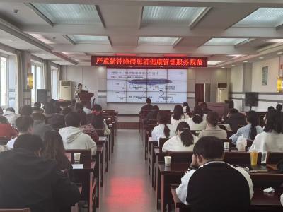汉川市开展严重精神障碍管理专项培训