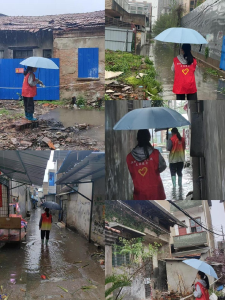 暴雨来袭不松懈 山后湾社区深入网格排查安全隐患