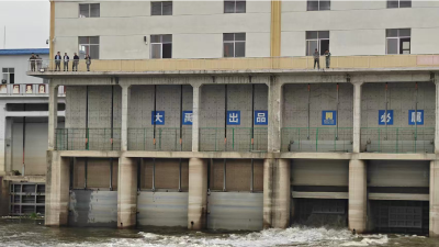 汉川泵站机组试车试水圆满成功