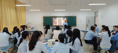 汉川外国语学校组织数学教师线上观摩市级教学实践现场会