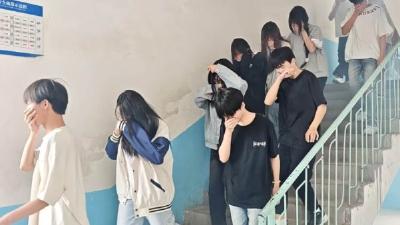 警报响起，全校师生这样做……杨林沟中学实战演练筑牢安全防线
