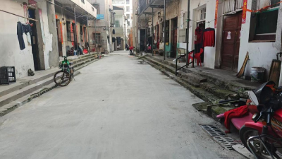 硬化民心路 铺就幸福途——官备塘路道路硬化惠民工程焕新颜