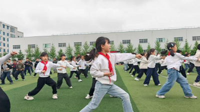 汉川经济技术开发区东风小学举行校园广播体操比赛