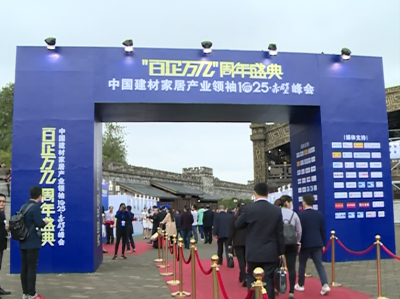 “百企万亿”周年盛典暨中国建材家居产业领袖赤壁峰会举行
