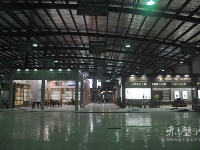 记者探会场 展交会即将开幕