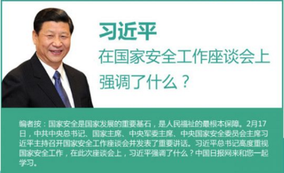 习近平在国家安全工作座谈会上强调了什么？