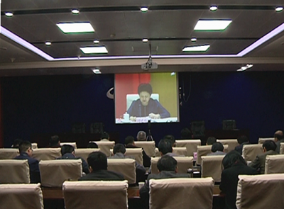 赤壁市收听收看全国医改工作电视电话会议