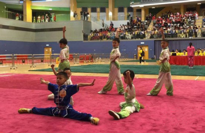 实验小学“三剑客”在香港国际武术节摘冠