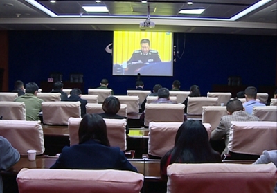 赤壁市收看全省消防工作电视电话会