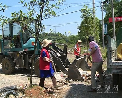 中伙铺镇开展环境卫生集中整治