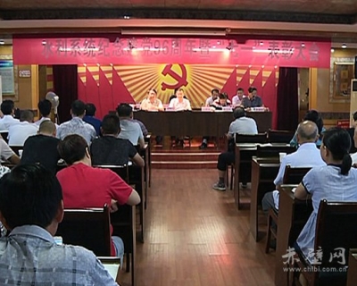 赤壁水利开展纪念建党96周年活动