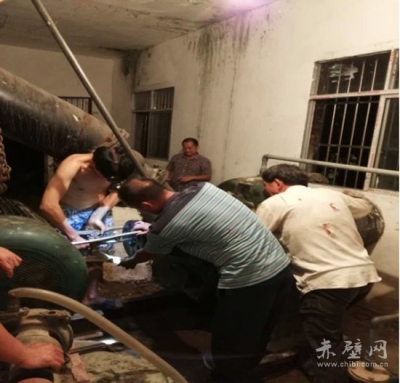 深夜里的抢修