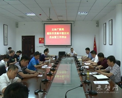 赤壁文体广新局全面推进履职尽责工作