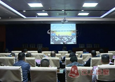 赤壁市收听收看全省5G基站规划建设电视电话会