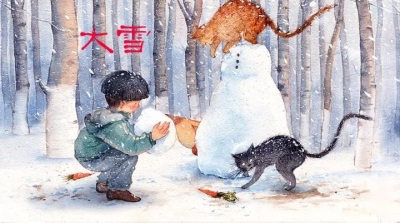 今日大雪！愿你被这世界温暖地爱着......