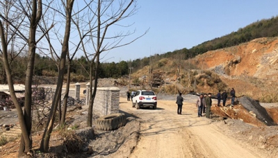 赤马港办事处：重拳打击非煤矿山非法开采行为