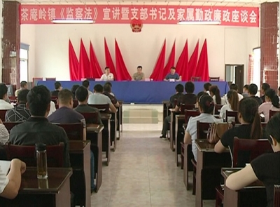 茶庵岭镇：学习《监察法》强化党风廉政建设