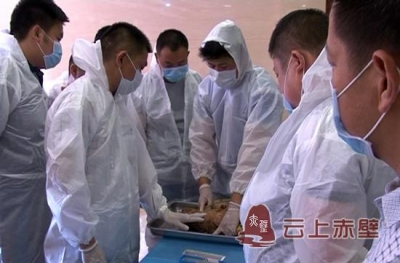 咸宁市动物疫病防控技术与防疫技能操作培训班在赤举办