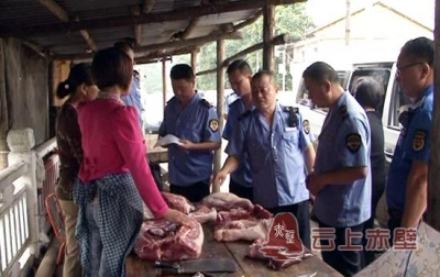 生产销售“白条肉” 坚决打击不留情