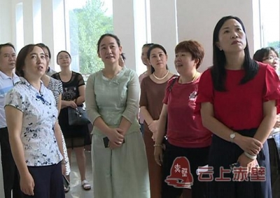咸宁市妇联主席陈海莲来赤调研