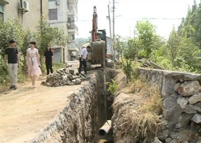 赤壁市大力推进乡镇污水配套网管改造