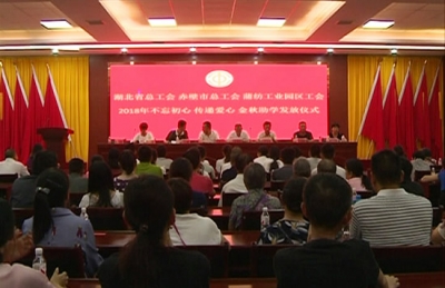 爱心助学！赤壁46名学子受资助14万余元