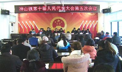 神山镇第十届人民代表大会第五次会议召开