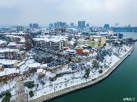 航拍 | 赤壁雪景美如画