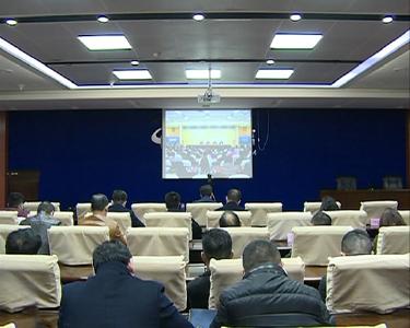 赤壁市收听收看全省林业病虫害防治工作视频会