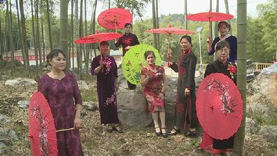 阳春三月，来赤壁这个地方，不仅可以赏花，还可以看旗袍秀……
