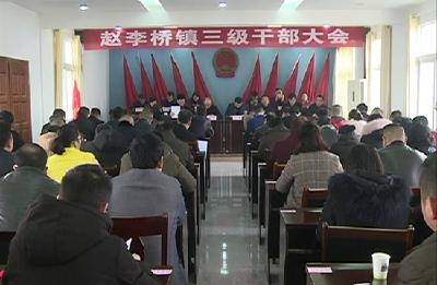 赵李桥镇召开三级干部会