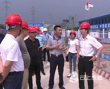 李满林带领政协委员调研城建和工业十大项目