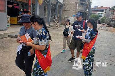 赤壁大学生志愿者宣讲队送消防知识进万家